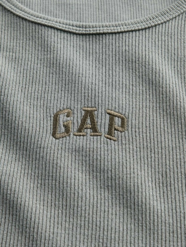 GAP Rebrované tričko s logom GAP