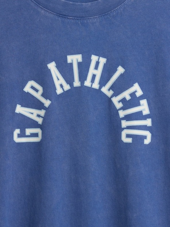 GAP Oversize tričko s logom Athletic VintageSoft GAP