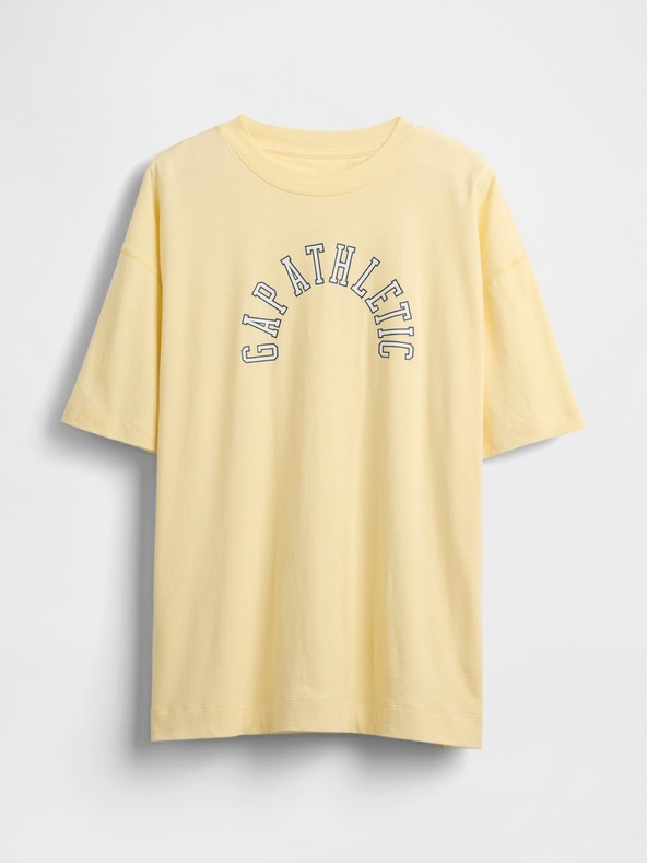 GAP Oversize tričko s logom Athletic VintageSoft GAP