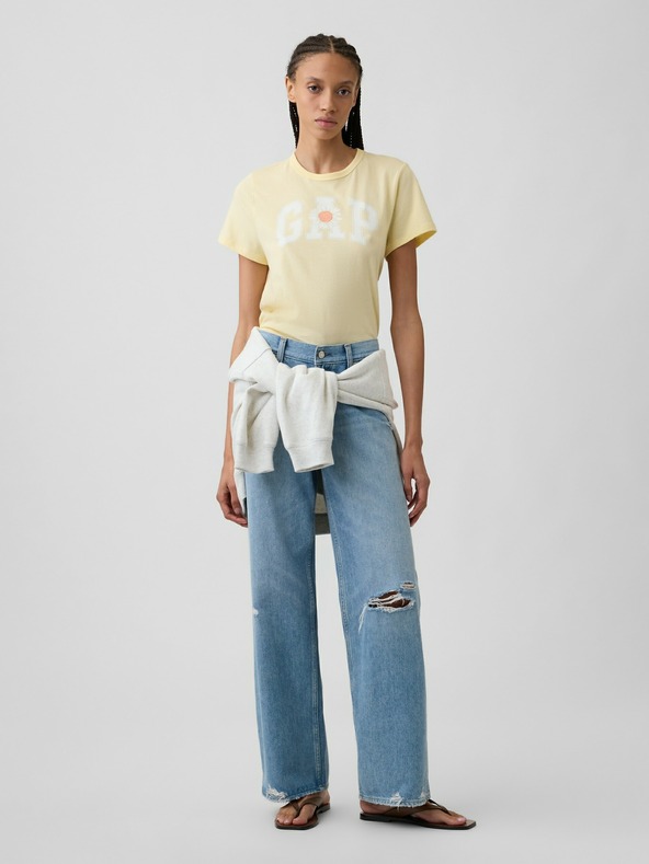 GAP Tričko GAP logo v-ss camo arch