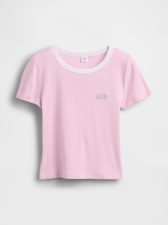 GAP Rebrované tričko s logom GAP