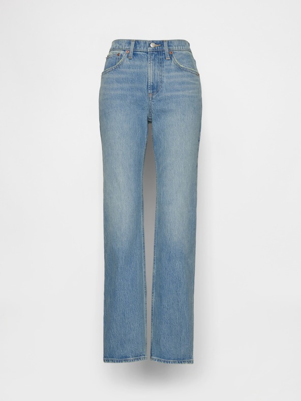 GAP Džínsy Mid Rise relaxed straight GAP