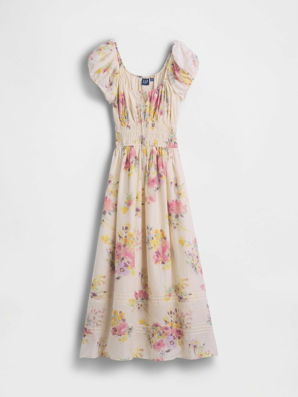 GAP Maxi šaty z voálu s kvetinovým vzorom GAP