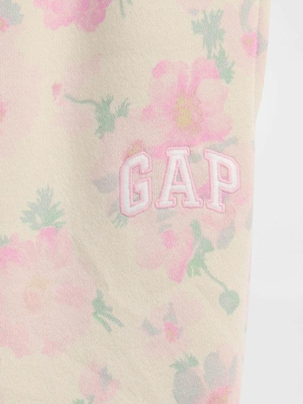 GAP Detské tepláky fleece logo army GAP