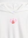 GAP Detská mikina s logom a fleece GAP