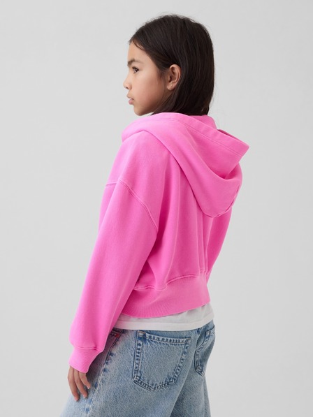 GAP Detská oversize mikina s logom VintageSoft GAP