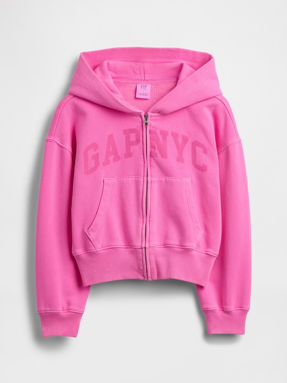 GAP Detská oversize mikina s logom VintageSoft GAP