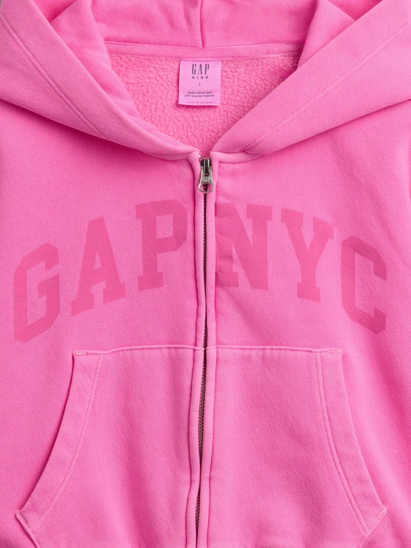 GAP Detská oversize mikina s logom VintageSoft GAP