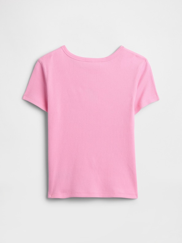 GAP Detské rebrované tričko GAP