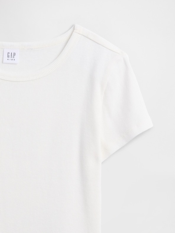 GAP Detské rebrované tričko GAP