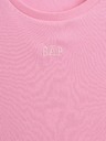 GAP Detské rebrované tričko s logom GAP