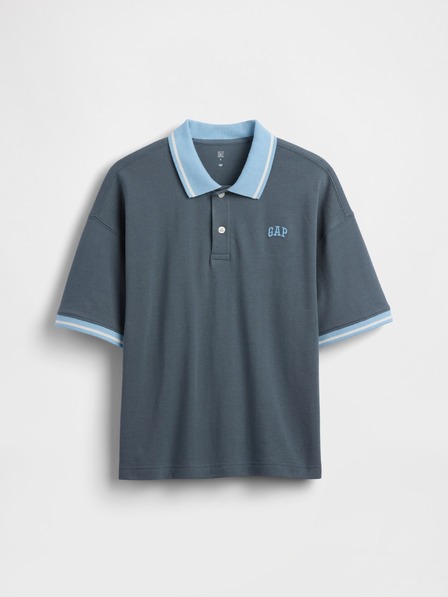 GAP Detské oversize polo tričko s logom GAP