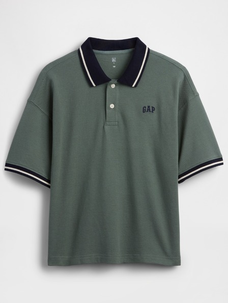 GAP Detské oversize polo tričko s logom GAP