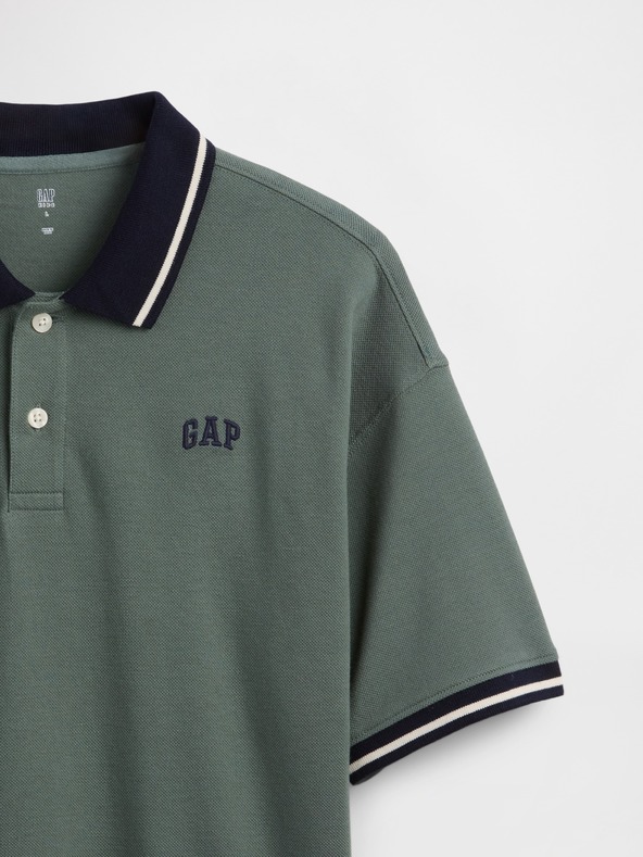 GAP Detské oversize polo tričko s logom GAP