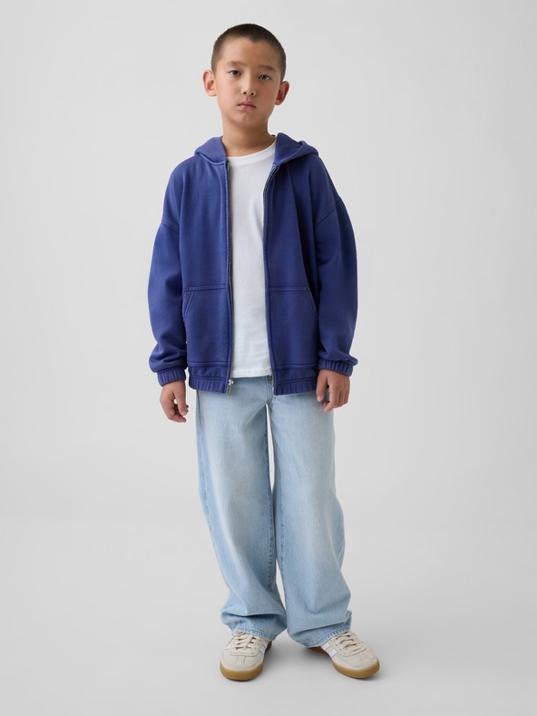 GAP Detská mikina na zips VintageSoft GAP