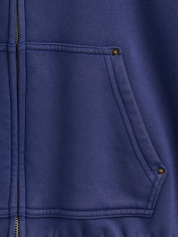 GAP Detská mikina na zips VintageSoft GAP