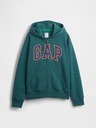 GAP Detská mikina s logom a fleece GAP