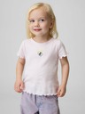 GAP Baby rebrované tričko s logom GAP