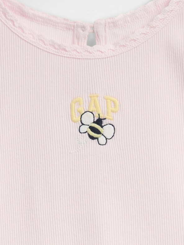GAP Baby rebrované tričko s logom GAP