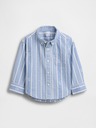 GAP Baby oversize oxford košeľa s logom Big Shirt GAP
