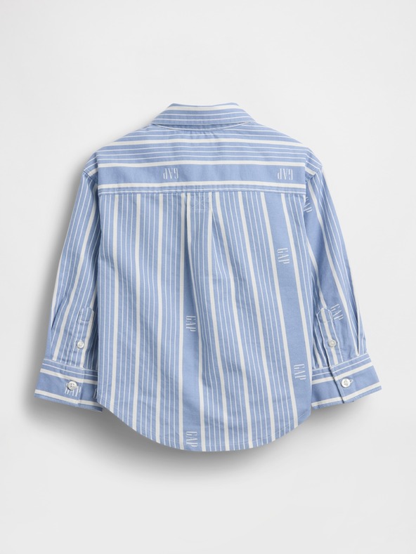GAP Baby oversize oxford košeľa s logom Big Shirt GAP
