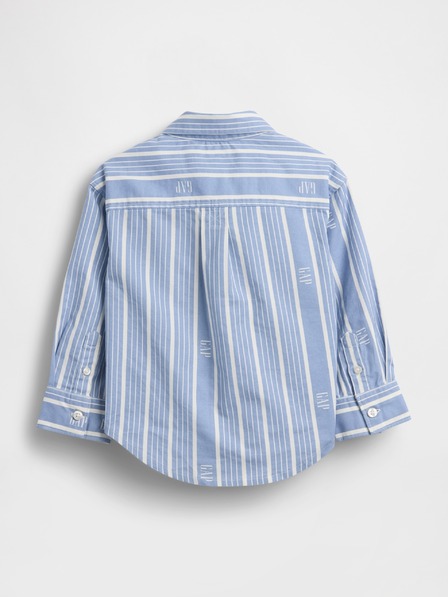 GAP Baby oversize oxford košeľa s logom Big Shirt GAP
