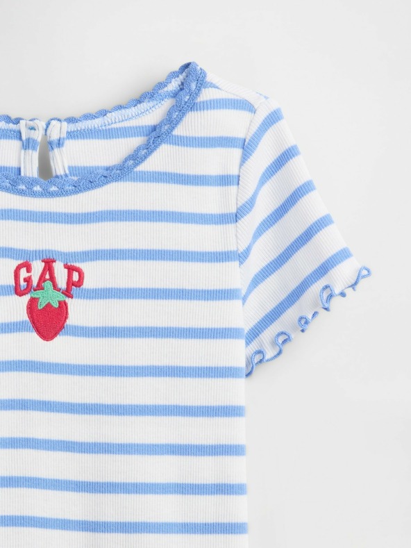 GAP Baby rebrované tričko s logom GAP