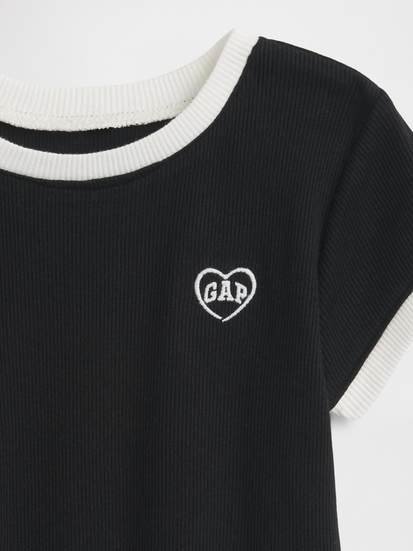 GAP Baby rebrované tričko s logom GAP
