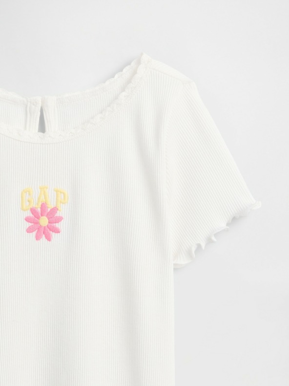 GAP Baby rebrované tričko s logom GAP