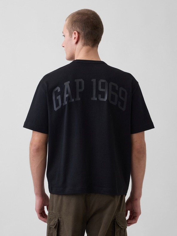 GAP Crop tričko s logom 1969 Heavyweight GAP