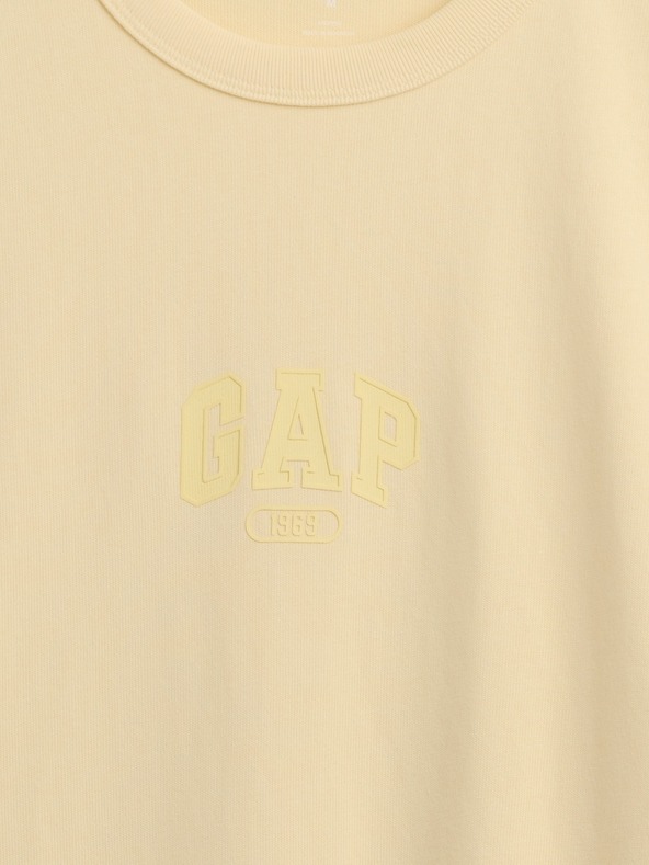 GAP Crop tričko s logom 1969 Heavyweight GAP