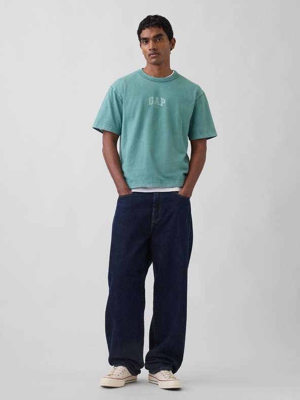 GAP Crop tričko s logom 1969 Heavyweight GAP