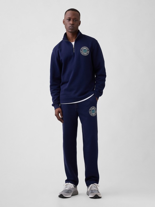 GAP Tepláky s logom straight-leg GAP