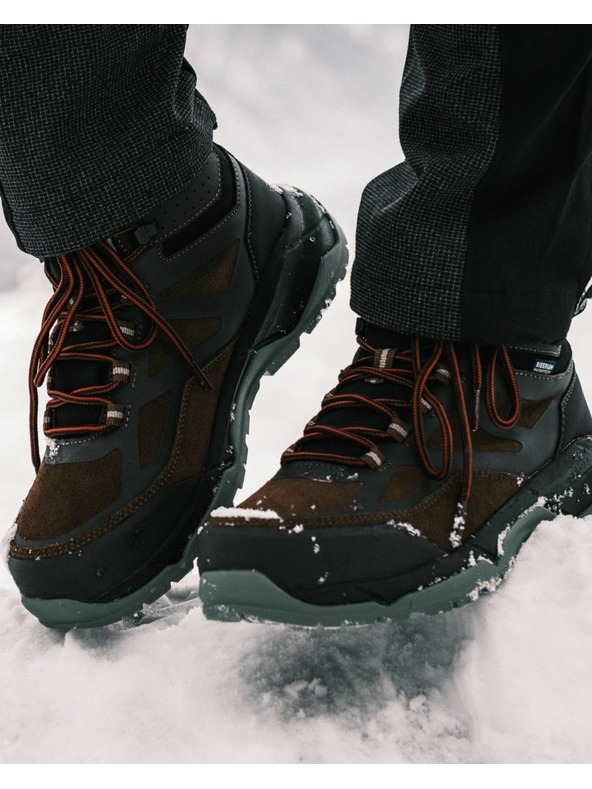 Kilpi Kilpi PITON HIGH WP-U Brown Outdoorová vysoká obuv