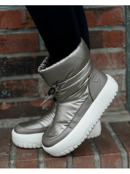 Kilpi Dámske vysoké snehule Kilpi APOLO HIGH WP-W Béžová