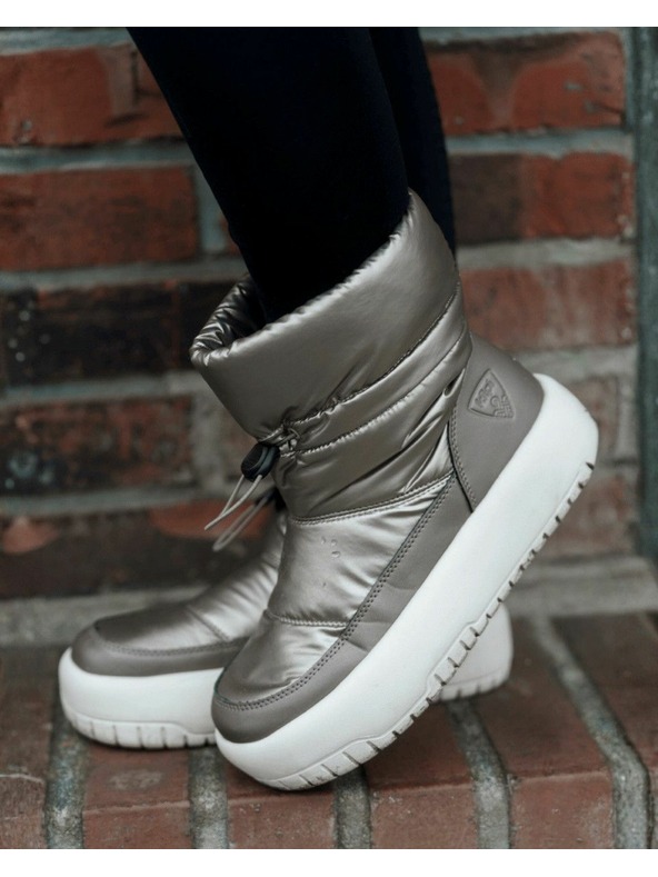 Kilpi Dámske vysoké snehule Kilpi APOLO HIGH WP-W Béžová