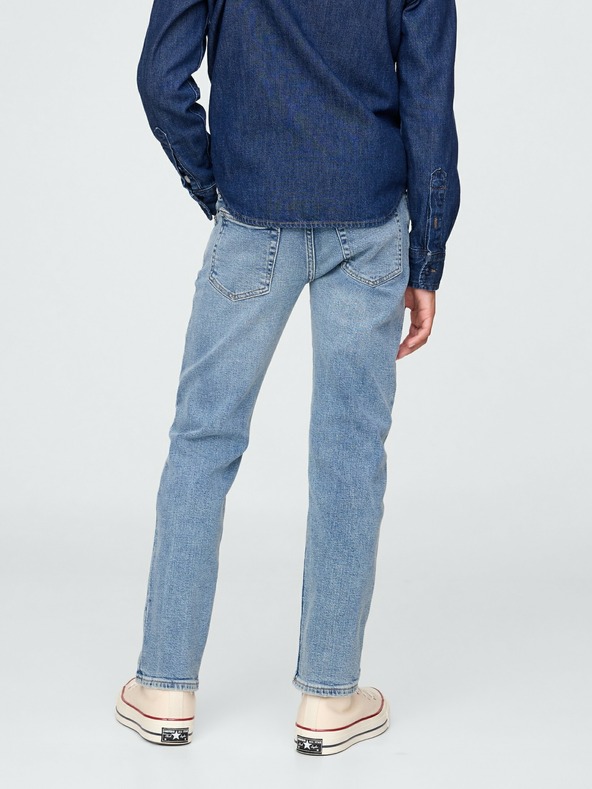 GAP Detské džínsy slim high rise GAP