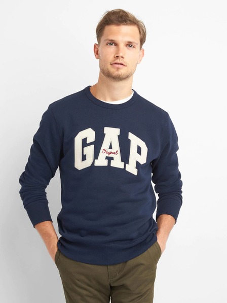 GAP Mikina GAP logo fleece