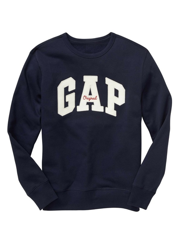 GAP Mikina GAP logo fleece