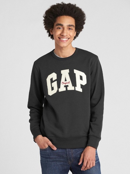 GAP Mikina GAP logo fleece