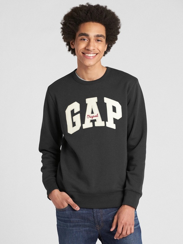 GAP Mikina GAP logo fleece