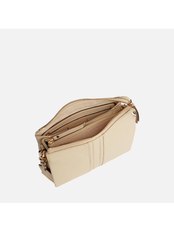 Geox Krémová dámska crossbody kabelka Geox Clarissa