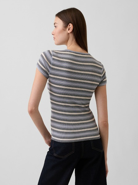 GAP Rebrované tričko s logom GAP