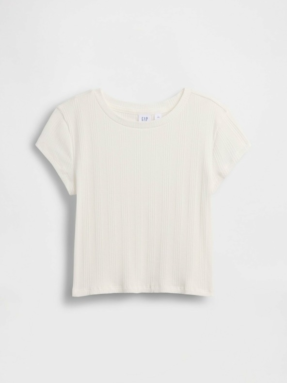GAP Detské rebrované tričko GAP