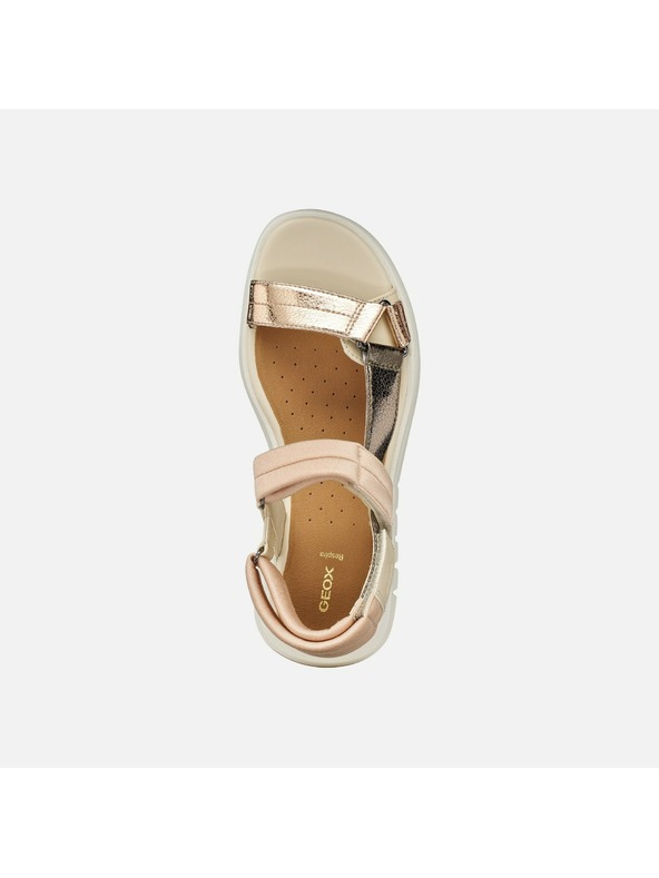 Geox Béžové dámske sandále Geox Flextride S