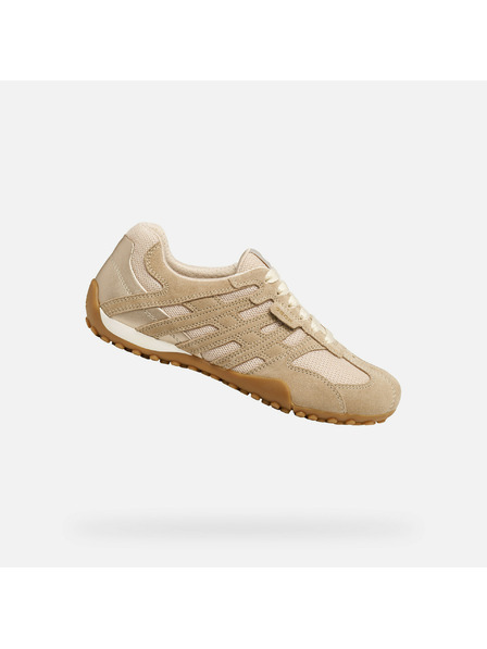 Geox Béžové dámske tenisky Geox Snake Original