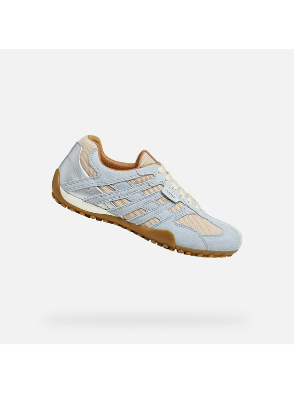 Geox Svetlomodré dámske tenisky Geox Snake Original