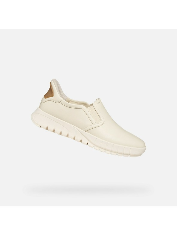 Geox Krémové dámske tenisky Geox Flextride Plus Fast in