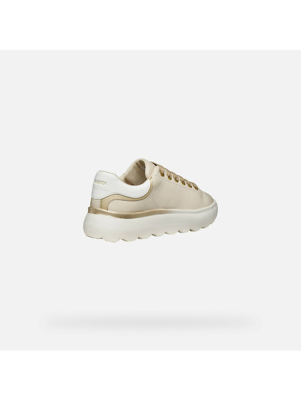 Geox Krémové dámske tenisky Geox Spherica EC4.1