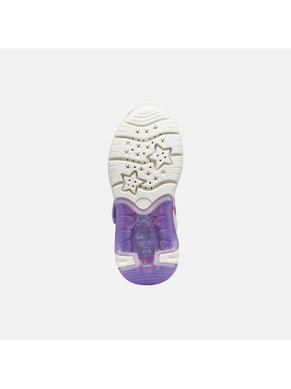 Geox Modré dievčenské svietiace tenisky Geox Fadinlight